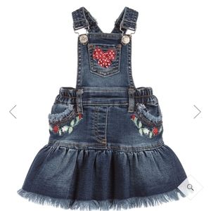 Pinafore dress by Monnalisa